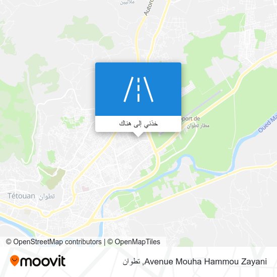 خريطة Avenue Mouha Hammou Zayani