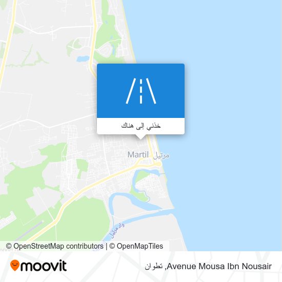 خريطة Avenue Mousa Ibn Nousair