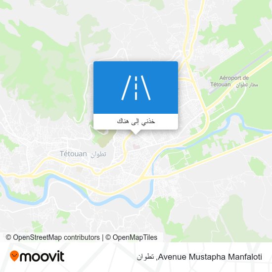 خريطة Avenue Mustapha Manfaloti