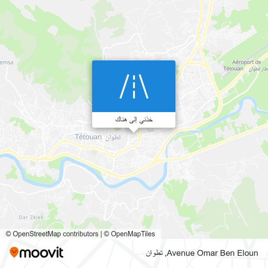 خريطة Avenue Omar Ben Eloun