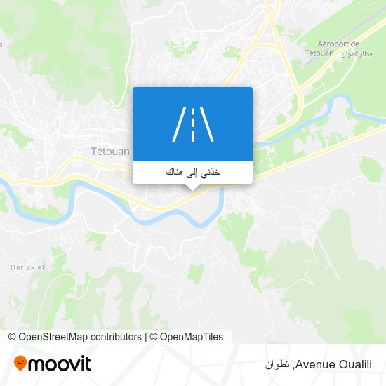 خريطة Avenue Oualili