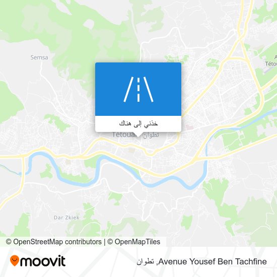 خريطة Avenue Yousef Ben Tachfine