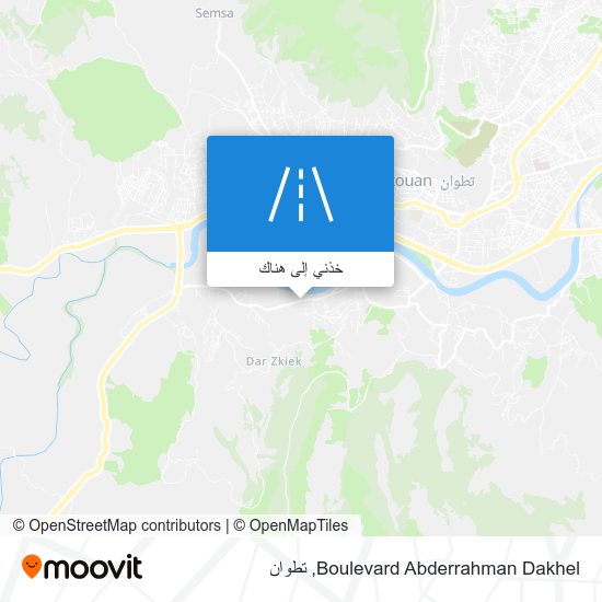 خريطة Boulevard Abderrahman Dakhel