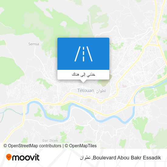خريطة Boulevard Abou Bakr Essadik