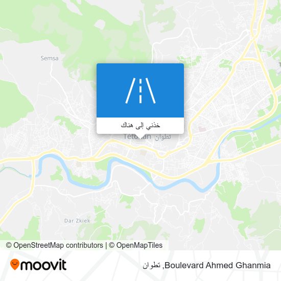 خريطة Boulevard Ahmed Ghanmia