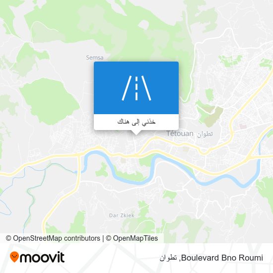 خريطة Boulevard Bno Roumi