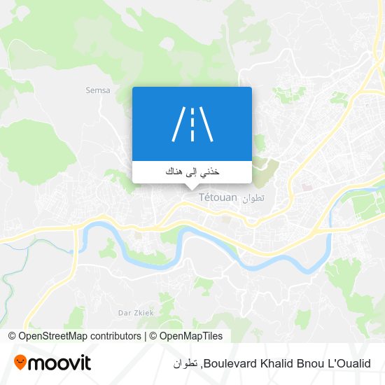 خريطة Boulevard Khalid Bnou L'Oualid