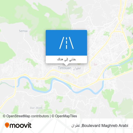 خريطة Boulevard Maghreb Arabi