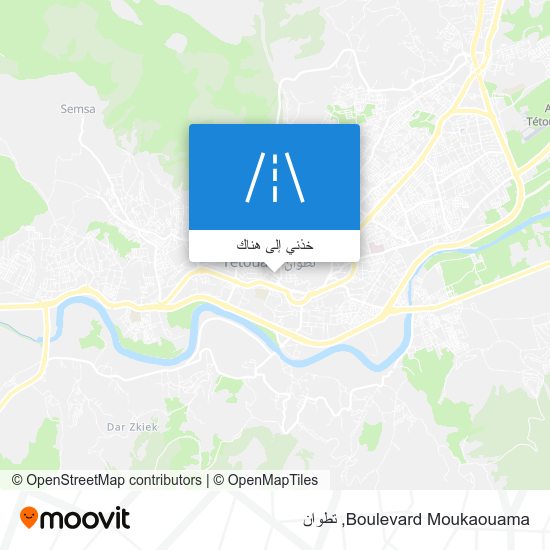 خريطة Boulevard Moukaouama