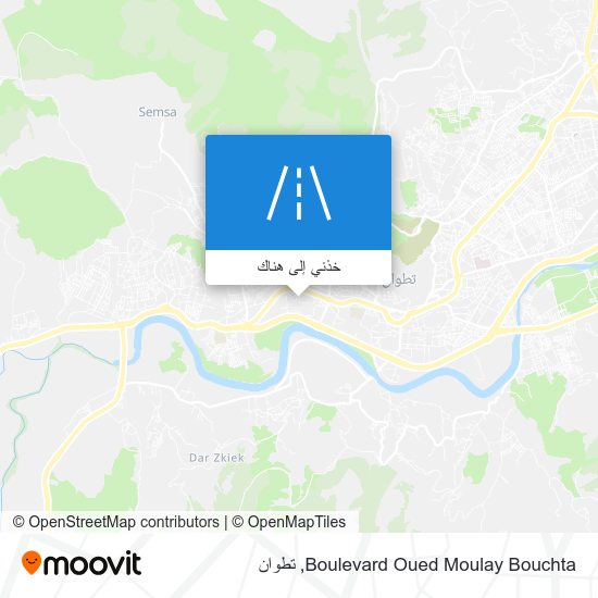 خريطة Boulevard Oued Moulay Bouchta