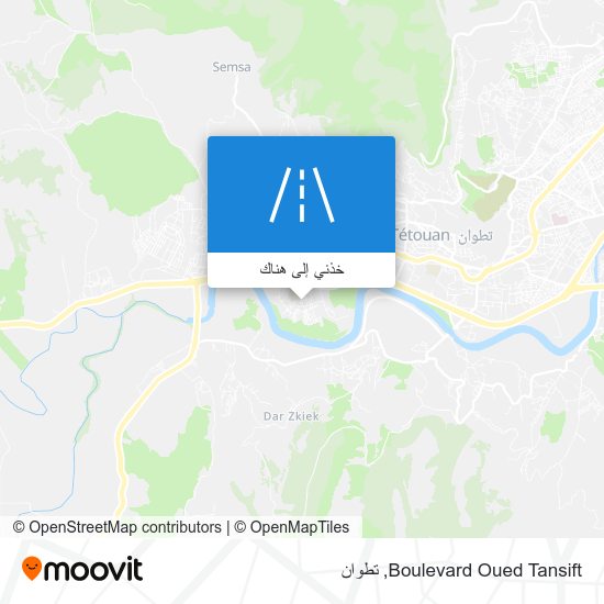 خريطة Boulevard Oued Tansift