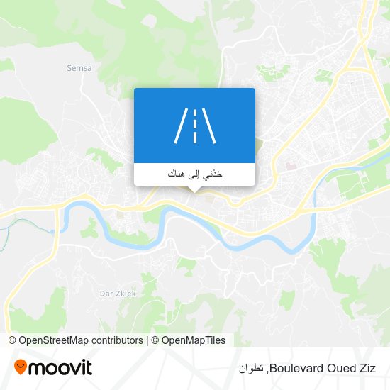 خريطة Boulevard Oued Ziz