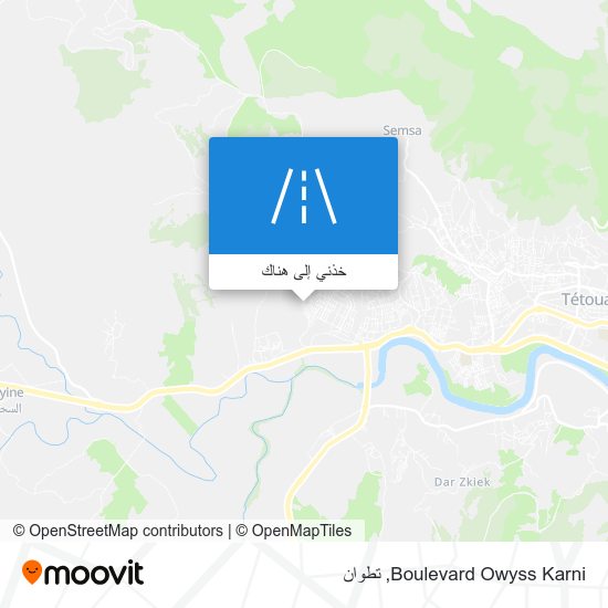 خريطة Boulevard Owyss Karni