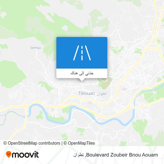 خريطة Boulevard Zoubeir Bnou Aouam