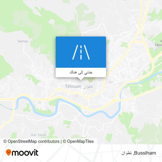 خريطة Busslham