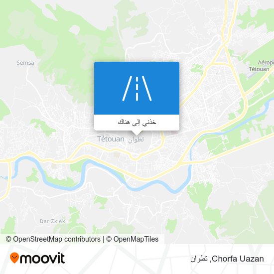 خريطة Chorfa Uazan