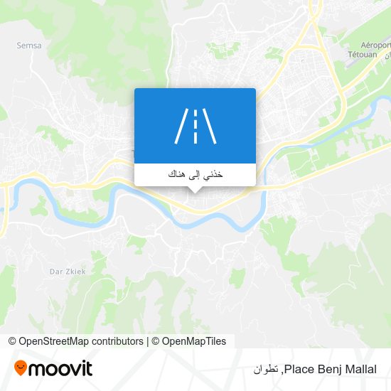 خريطة Place Benj Mallal
