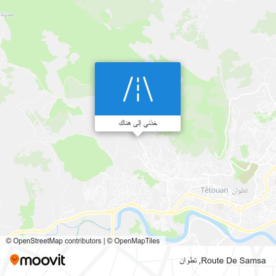 خريطة Route De Samsa