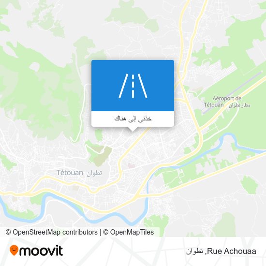 خريطة Rue Achouaa
