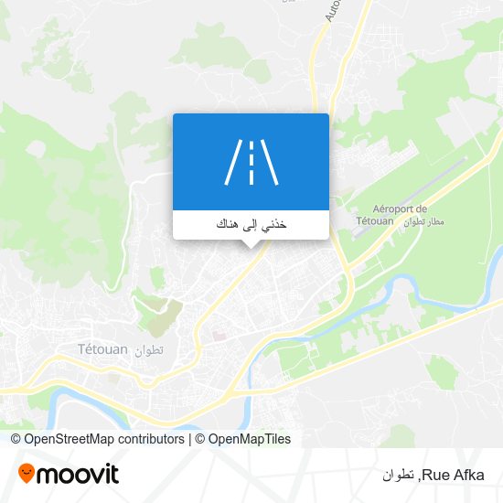 خريطة Rue Afka