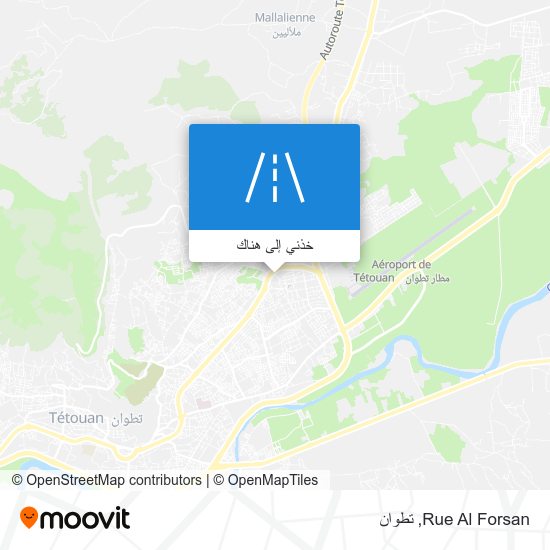 خريطة Rue Al Forsan