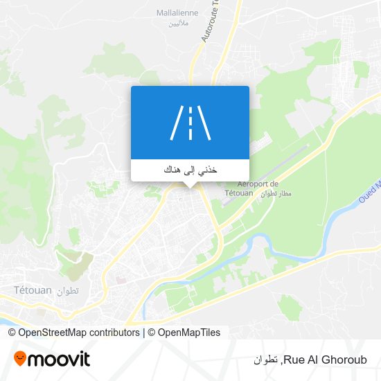 خريطة Rue Al Ghoroub