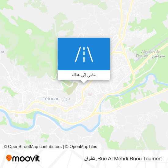 خريطة Rue Al Mehdi Bnou Toumert