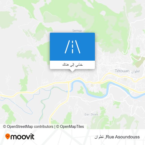خريطة Rue Asoundouss