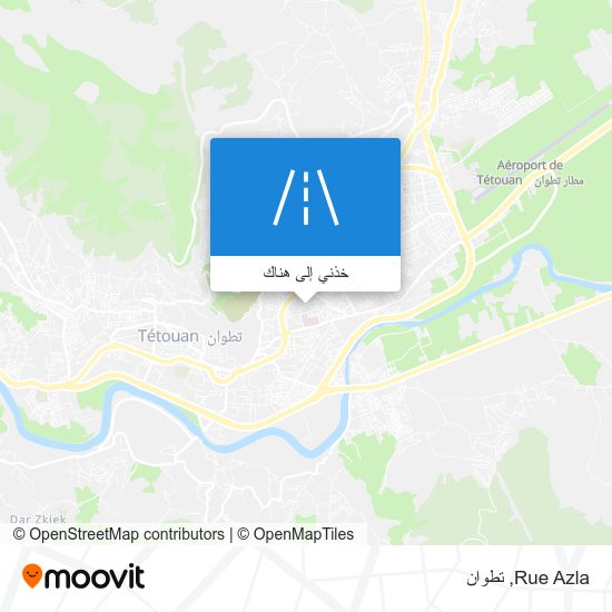 خريطة Rue Azla