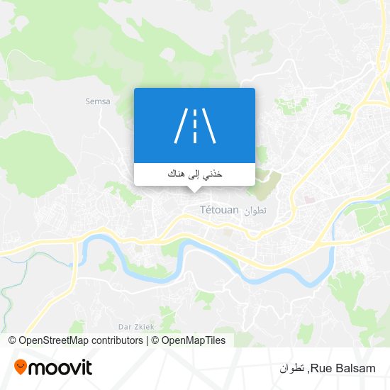خريطة Rue Balsam