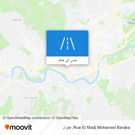 خريطة Rue El Madj Mohamed Baraka