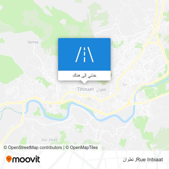خريطة Rue Inbiaat