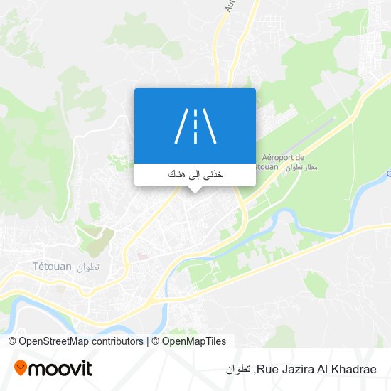 خريطة Rue Jazira Al Khadrae