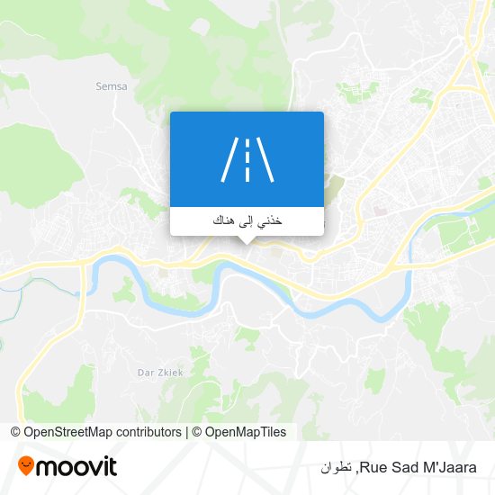 خريطة Rue Sad M'Jaara