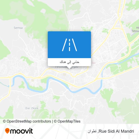 خريطة Rue Sidi Al Mandri