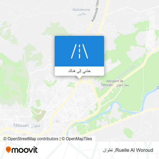 خريطة Ruelle Al Woroud