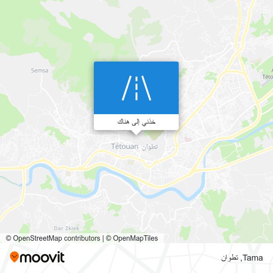 خريطة Tama