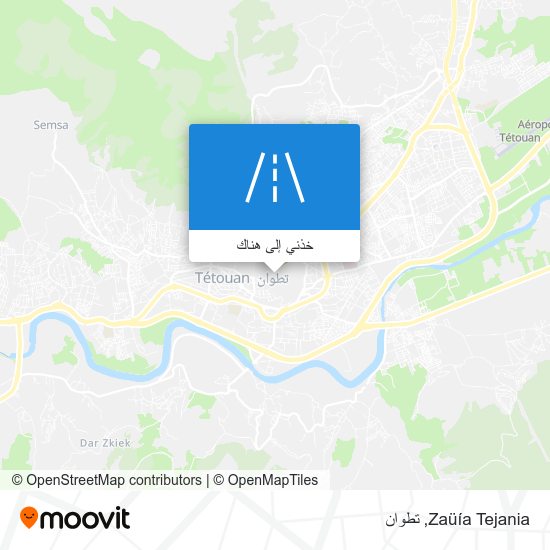 خريطة Zaüía Tejania