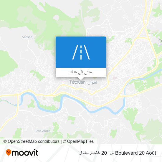 خريطة Boulevard 20 Août ش. 20 غشت