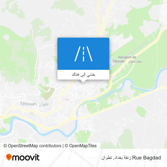 خريطة Rue Bagdad زنقة بغداد