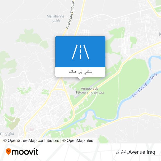خريطة Avenue Iraq