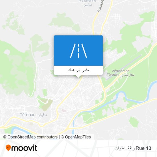 خريطة Rue 13 زنقة