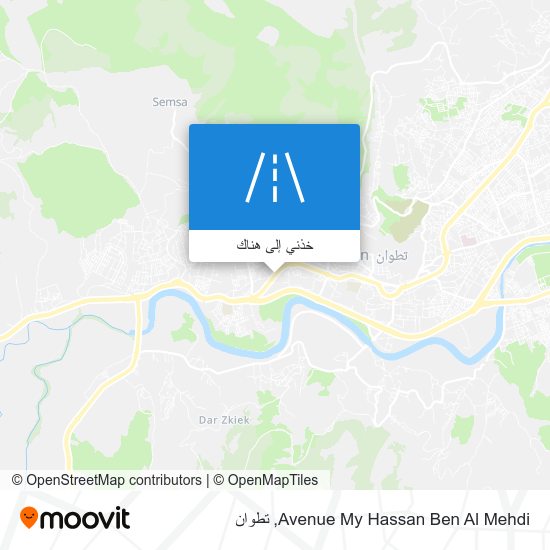 خريطة Avenue My Hassan Ben Al Mehdi