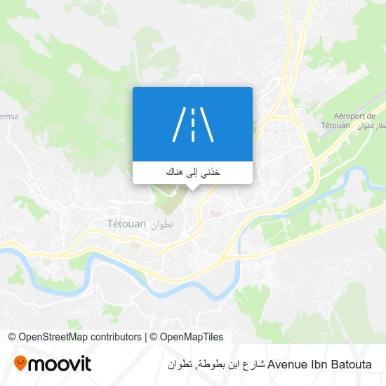 خريطة Avenue Ibn Batouta شارع ابن بطوطة