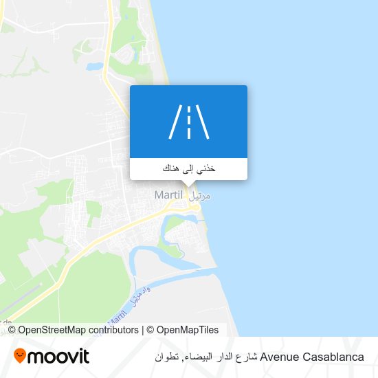 خريطة Avenue Casablanca شارع الدار البيضاء