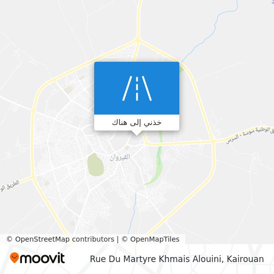 خريطة Rue Du Martyre Khmais Alouini