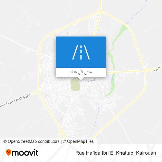 خريطة Rue Hafida Ibn El Khattab