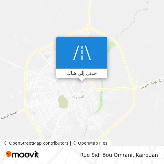 خريطة Rue Sidi Bou Omrani
