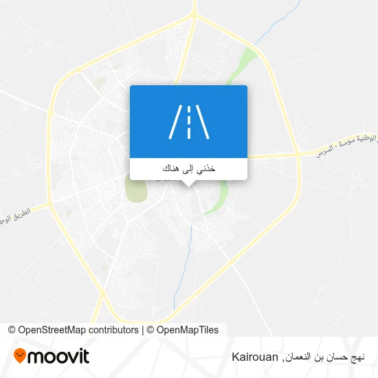 خريطة نهج حسان بن النعمان