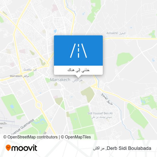 خريطة Derb Sidi Boulabada